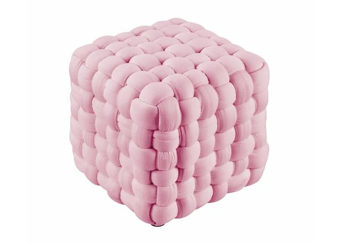 Пуф HALMAR RUBIK светло-розовый