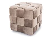 Пуф SIGNAL CASEL Velvet темно-бежевый..