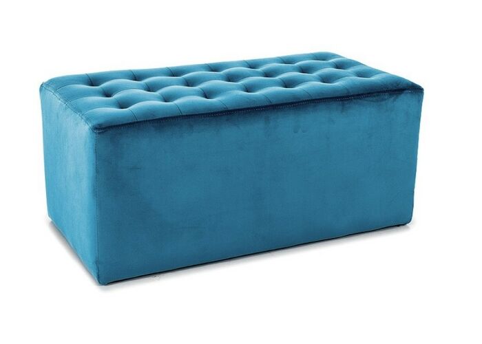 Пуф SIGNAL LORI 2 Velvet Bluvel 85 бирюзовый