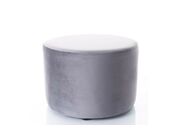 Пуф SIGNAL DOTI A Velvet Bluvel 14 темно-серы..