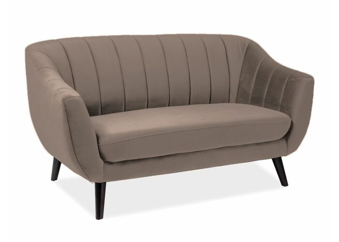 Диван SIGNAL ELITE 2 Velvet Bluvel 40 темно-бежевый/венге