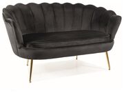 Диван SIGNAL CAMELLIA 2 Velvet Bluvel 19 черн..