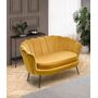Софа HALMAR AMORINITO 2 XL горчичный/черный