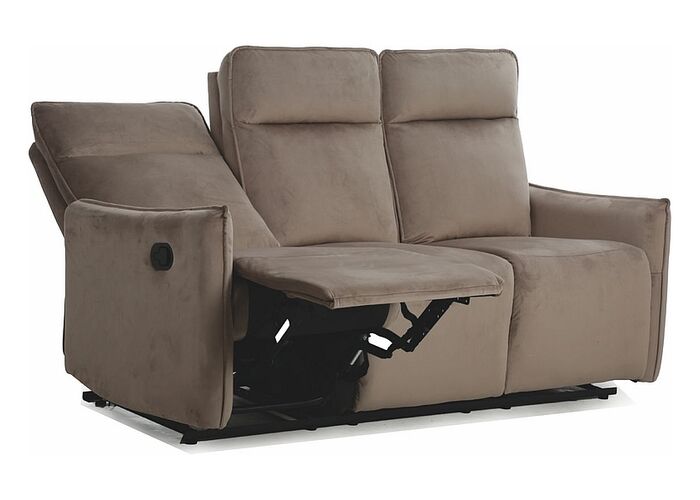 Диван SIGNAL TRAVIS 3 Velvet Bluvel 40 раскладной, бежевый