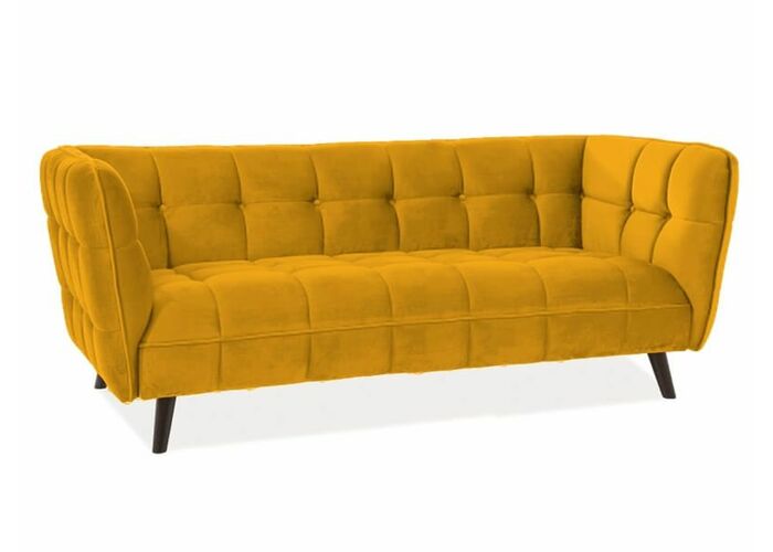 Диван SIGNAL CASTELLO 3 Velvet Bluvel 68 карри/венге