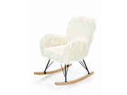Кресло-качалка HALMAR AUSTIN кремовый/черный/..