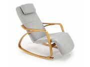 Кресло-качалка HALMAR PRIME серый..