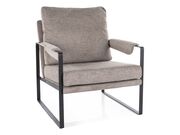 Кресло SIGNAL FOCUS Brego 34 бежевый/черный м..