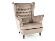 Кресло SIGNAL HARRY Velvet Bluvel 40 темно-бе..