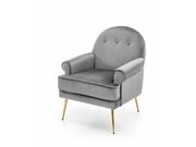 Кресло HALMAR SANTI серый/золотой..