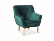 Кресло SIGNAL NORDIC 1 Velvet Bluvel 78 зелен..