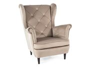 Кресло SIGNAL LADY Velvet Bluvel 40 темно-беж..