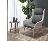 Кресло HALMAR PURIO светло-серый/темно-серый..