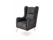 Кресло HALMAR CHESTER 2 антрацит/натуральный..