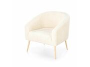 Кресло HALMAR GRIFON 2 кремовый/натуральный..