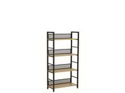 Стеллаж SIGNAL RAW R4 дуб/черный..