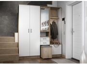 Прихожая ДСВ Дуся 1.7 Дуб бунратти/Белый брил..