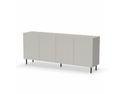 Комод HALMAR PAXOS KM-2 кашемир/черный..