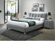 Кровать HALMAR SANDY 2 серый/бук, 160/200..