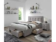 Кровать HALMAR EVORA бежевый, 160/200..