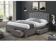 Кровать SIGNAL ELECTRA Velvet tap. 142 серый,..