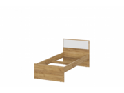 Кровать SV-МЕБЕЛЬ (МС Милан К) Дуб Золотой/Бе..