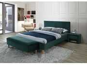 Кровать SIGNAL AZURRO Velvet Bluvel 78 зелены..