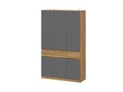 Шкаф NN Мебель (МС Авиньон К) Дуб Крафт Золот..