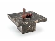 Стол журнальный HALMAR MONOLIT черный мрамор..