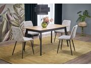 Стол обеденный HALMAR GULIAN дуб вотан/черный..