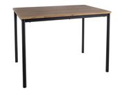 Стол обеденный SIGNAL CITY дуб артизан/черный..