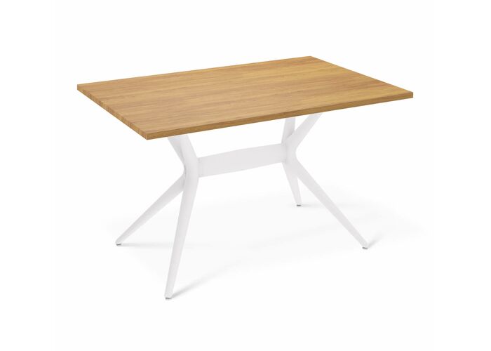 Стол Sheffilton SHT-TU30-2/TT46 120/80 белый/дуб