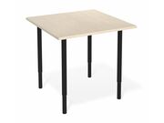 Стол Sheffilton SHT-TU65/TT 80/80 МДФ черный/..