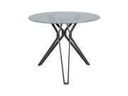 Стол обеденный SIGNAL COLT прозрачный/черный,..