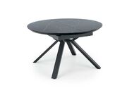 Стол обеденный HALMAR VERTIGO черный мрамор/ч..