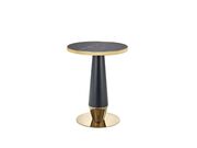 Стол обеденный HALMAR MOLINA черный мрамор/че..