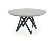 Стол обеденный HALMAR GUSTIMO серый мрамор/че..