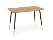 Стол обеденный HALMAR TRIPOLIS дуб золотой/че..