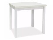 Стол обеденный SIGNAL ADAM белый мат/белый ма..