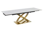 Стол обеденный SIGNAL HERMES II эффект белого..