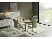 Стол обеденный HALMAR TOLIO травертин/кашемир..