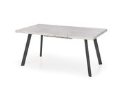 Стол обеденный HALMAR DALLAS мрамор/черный, 1..