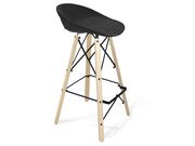 Стул барный Sheffilton SHT-ST19-SF1/S80 черны..