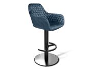 Стул барный Sheffilton SHT-ST38/S137 синий пе..