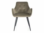 Стул SIGNAL LEMON Velvet Bluvel 77 оливковый/..