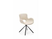 Стул HALMAR K475 бежевый/черный..