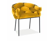 Стул SIGNAL NORTE Velvet Bluvel 68 карри/черн..