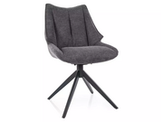Стул SIGNAL CODA Brego 18 темно-серый/черный,..