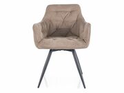 Стул SIGNAL MANGO Vardo 35 бежевый/черный..