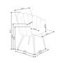 Стул HALMAR K410 розовый/черный